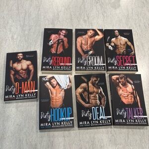 7 Autographed Mira Lyn Kelly Hockey Smut Romance Paperbacks